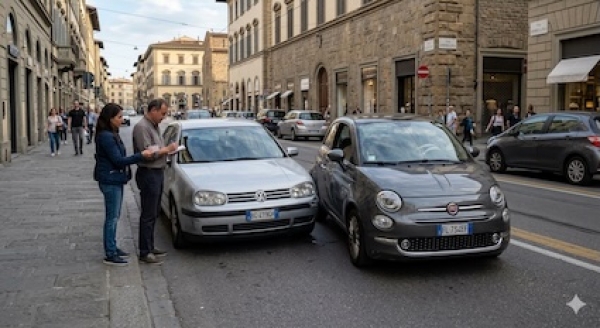 INCIDENTE TRA DUE AUTO, CON LIQUIDAZIONE GONFIATA