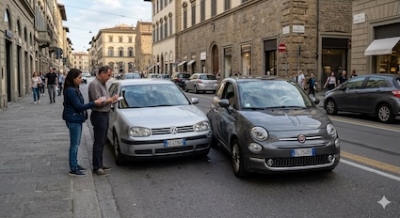 INCIDENTE TRA DUE AUTO, CON LIQUIDAZIONE GONFIATA